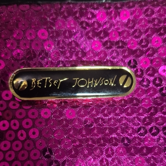 Cartera De Brillo Muy Bonita Tiene Las Agarraderas Rajadas - Picture 3 of 16